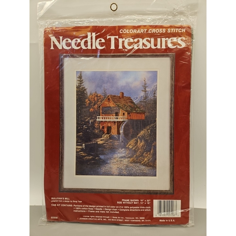 Needle Treasures Sullivan's Mill Colorart Cross Stitch Kit